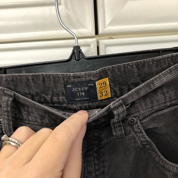 J. Crew grey menโs cords - Picture 4 of 9